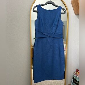 David Meister Royal Blue Shift Dress